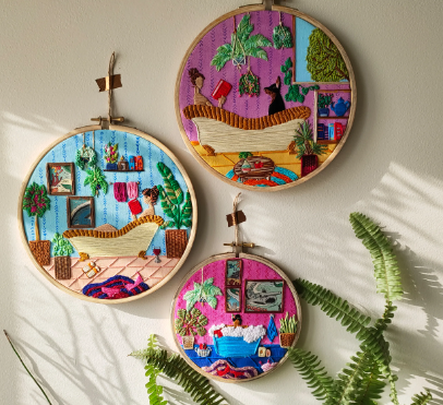 Embroidery crafts